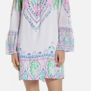 Lilly Pulitzer nevie coconut coast off shoulder dress
